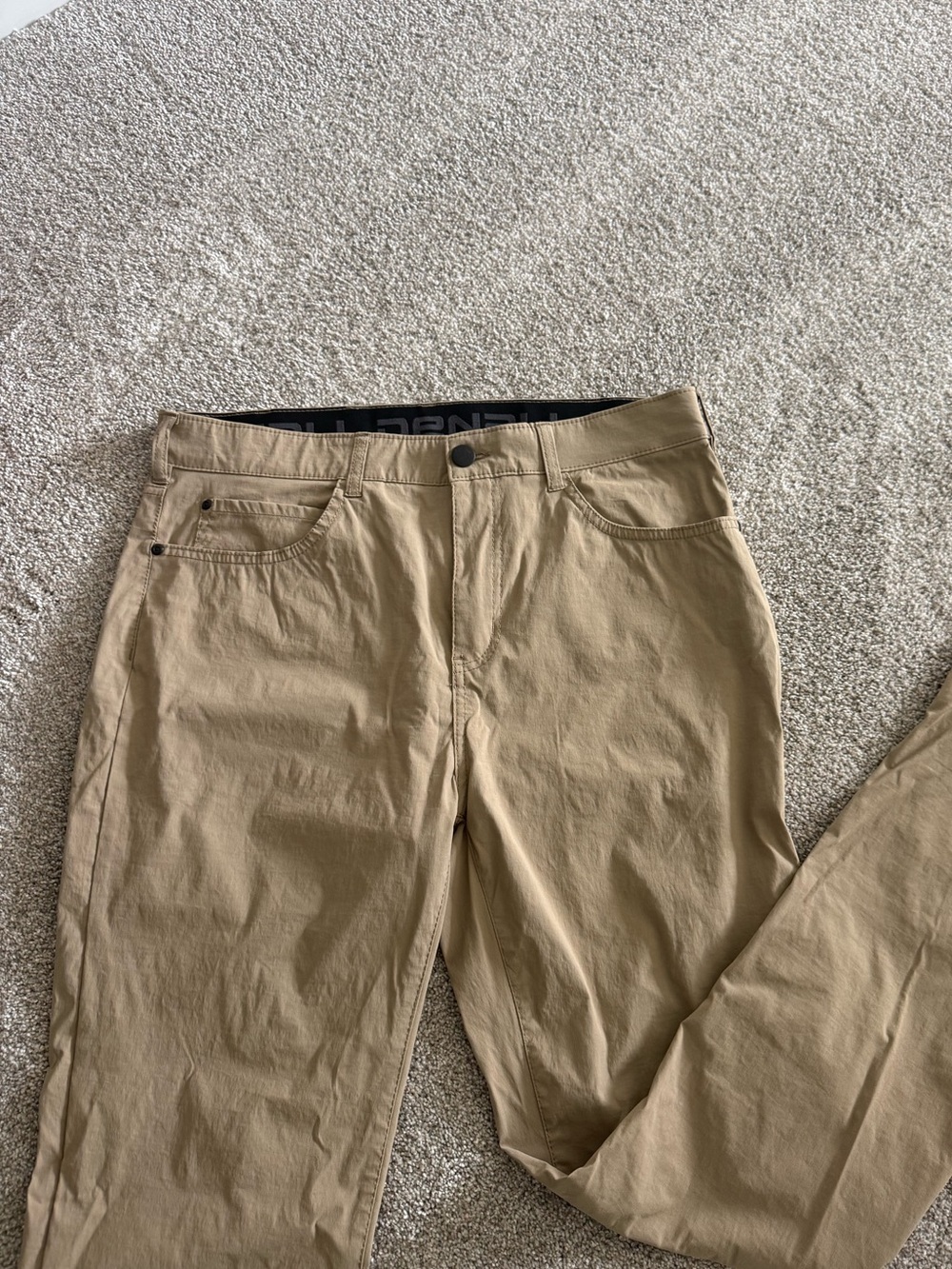 Men's Tan Casual technical stretch Pants